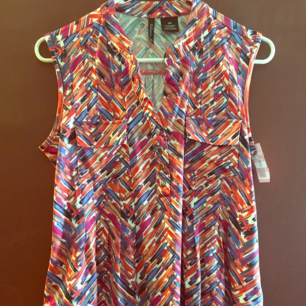 Medium multi-color tank top